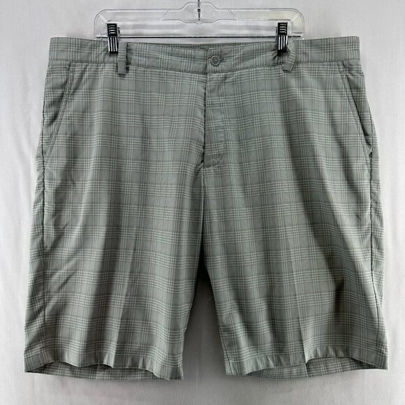 Calvin Klein Other - Calvin Klein Shorts Mens Size 40 Golf Chino Glen Check Stretch Performance Gray